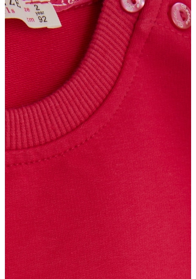 Breeze Kız Çocuk Sweatshirt Köpek Baskılı 2-6 Yaş, Fuşya