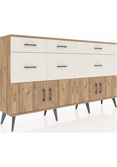 Arges Konsol Tek Raflı 6 Çekmeceli 4 Kapaklı 176x30x99 Çam-çam/aytaşı Atlas Çam/aytası - Atlas Çam Arges Konsol Tek Raflı 6 Çekmeceli 4 Kapaklı 176x30x99 Çam-çam/aytaşı Atlas Çam/aytası - Atlas Çam