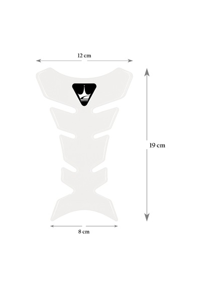 Grippatch Triumph Motosikletler İle Uyumlu Universal Şeffaf Tank Pad Gt08 KARBON