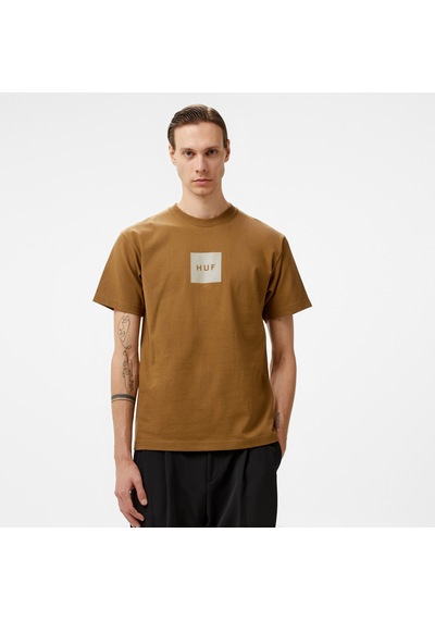 Huf Set Box S/s Erkek Kahverengi T-shirt Gri
