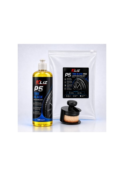 P5 Tire Black Pro - Lastik Parlatma Seti