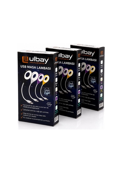 Masa Lambası Renkli Usb Girşili 5468