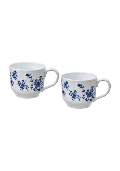 Ikea Entusıasm 2'lı Meşrubat Bardağı 500 Ml Yeşil Beyaz Beyaz - Yeşil