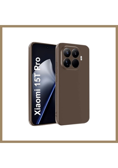 Bezos Mi 15t Pro Uyumlu First Silikon - Kahverengi 22