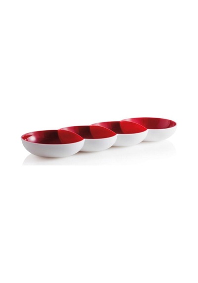 Tupperware Berrak Çerezlik Kırmızı Kırmızı Beyaz
