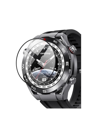 Huawei Watch Ultimate 2 Uyumlu Tam Kaplayan Kavisli Güçlendirilmiş Kırılmaz Nano Ekran Koruyucu