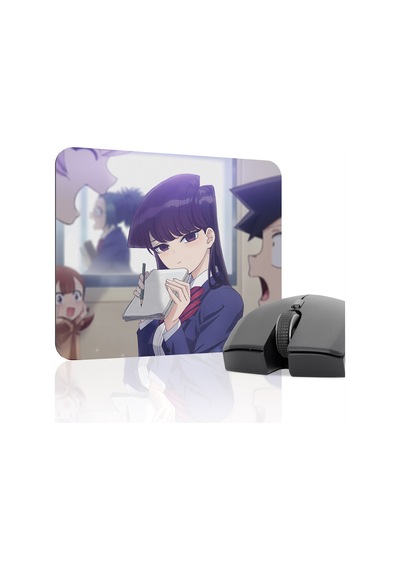 Komi Can't Communicate Dikişli Kauçuk Oyuncu Mousepad V4 - 22x18 Gaming Mouse Pad