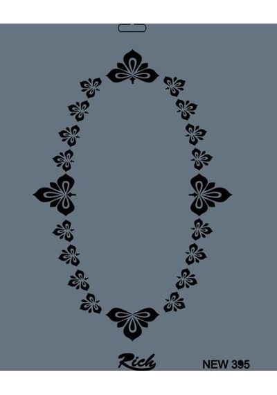 New Seri N-395 Stencil 35x25 Cm