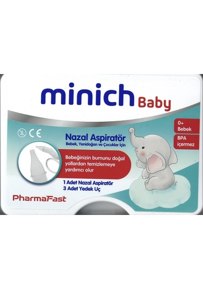 Minich Baby Nazal Aspirator + 3 Yedek Uç