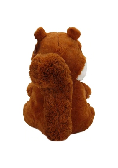 Sevimli Peluş Sincap 30 Cm Oyuncak Uyku Arkadaşım Kahverengi