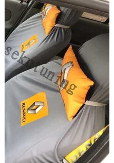 Renault Oto Boyun Yastığı, Baskılı Ön Arka Servis Kılıfı (300031462)