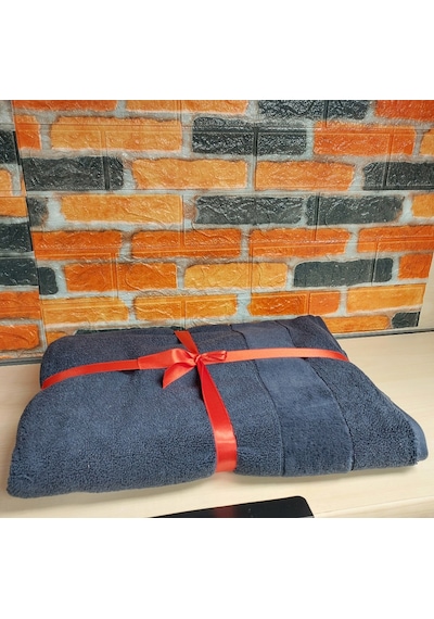 Özdilek Svv Border Kalın ve Süper Emici Yeni Seri Banyo Havlusu 76x147 - Midnight Gece Mavisi