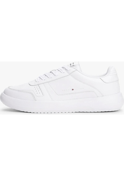 Tommy Hilfiger Modern Hafif Tabanlı Deri Erkek Sneaker Fm0fm05529ybs Beyaz