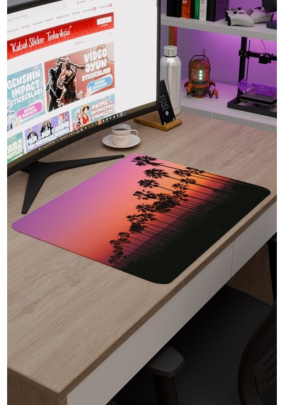 Kaliforniya Abd V2 48x40 Xl Gaming Kauçuk Kaymaz Taban Mouse Pad Fare Altlığı