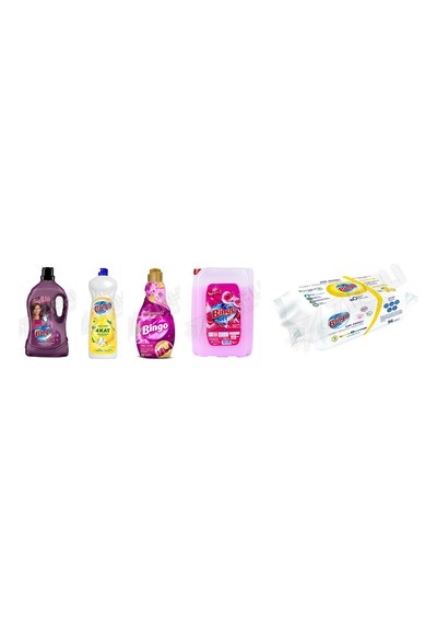 Bingo Tüm Renkler Sıvı 3 L + Bulaşık Deterjanı 650 Ml + Soft Yumuşatıcı 1440 Ml + Yumuşatıcı Soft 5 L+ Yüzey Tem.havlusu 96'lı 5'li Set Diğer
