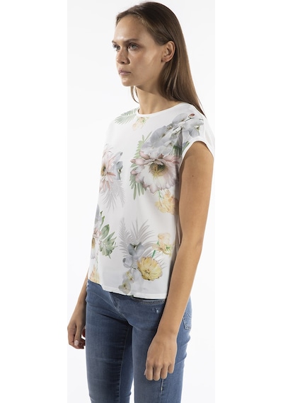 TED BAKER Kadın T'shirt  TDR5259B Beyaz