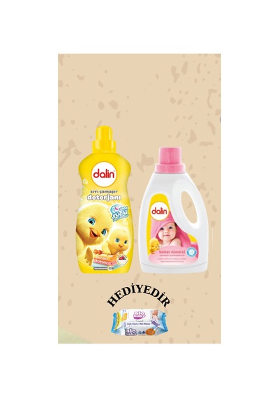Çamaşır Deterjanı 1500 Ml Yumuşatıcı 1500 Ml Bahar Ninnisi