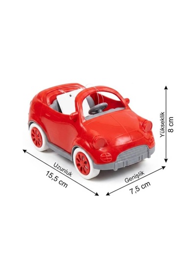 4'lü Mini Elle İttirmeli Renkli Yerli Üretim Eğitici Ve Eğlenceli Oyuncak Araba Seti Çok Renkli