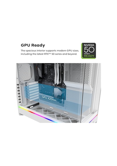 Hs02 Pro, Atx Mid-tower Pc Kasası, Oyun Bilgisayarı, Yüksek Hava Akışı, Ters Çevrilebilir Düzen, Sağlam Kavisli