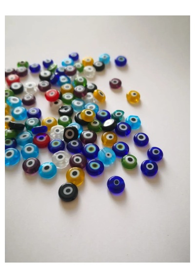 Cam Nazar Boncuğu 5 Mm 50 Adet