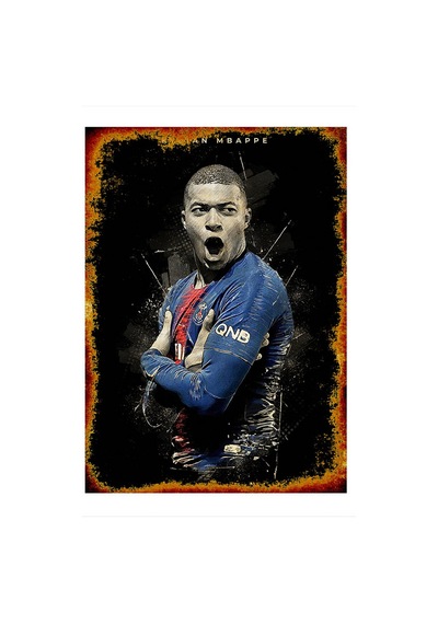 Bedeko Kylian Mbappe Mdf Tablo 50 Cm X 70 Cm