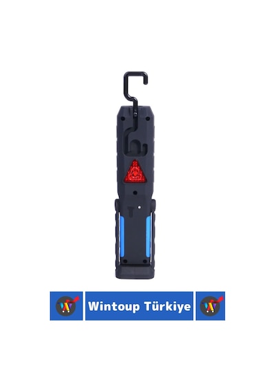 Premium 2 Modlu Mıknatıslı Askılı Smd Güçlü Led+1 Parlak Led Ampul Şarjlı Oto Lambası
