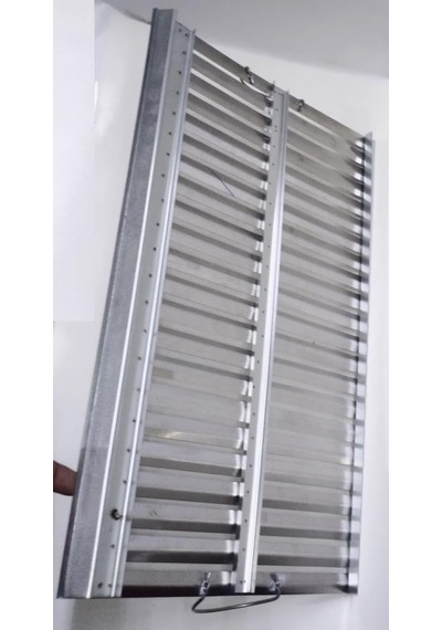 Paslanmaz Çelik Geniş Panelli Oluklu Köfte Izgarası Kömür Izgarası Paneli 55x35cm Mangal Üst Paneli Diğer