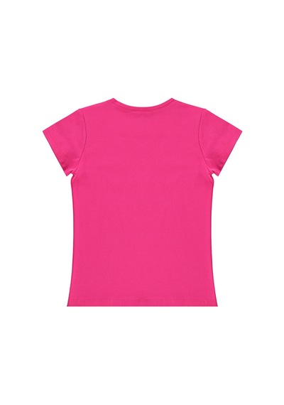 Civil Girls Basic 6-9 Yaş Tişört - Fusya Fuşya