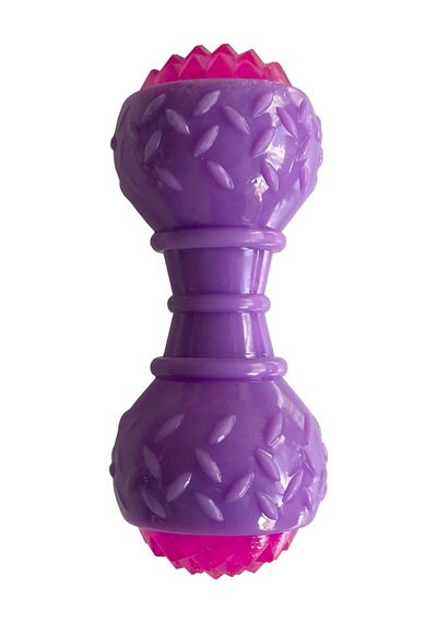 Playfull Aktivite Sesli Işıklı Köpek Oyuncak Dumbel 5 x 15 CM