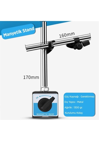 Salgı Komparatörü Manyetik Standı