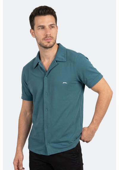 Slazenger Katelın Erkek Petrol Gömlek