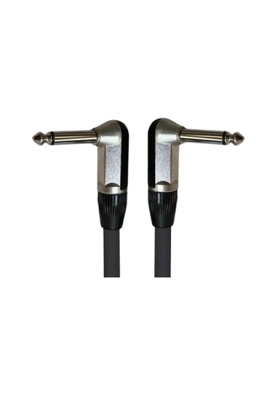 Pedal Bağlantı Kablosu Efekt Pedal Ara Kablosu Siyah Çift Jaklı L/l 3 Adet