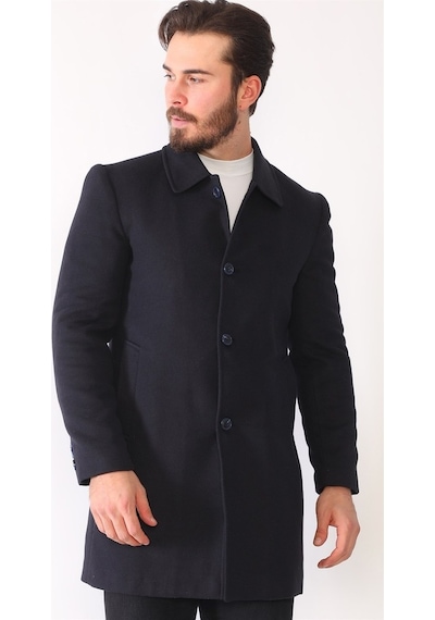 Plt8364 Dewberry Erkek Palto-Lacivert