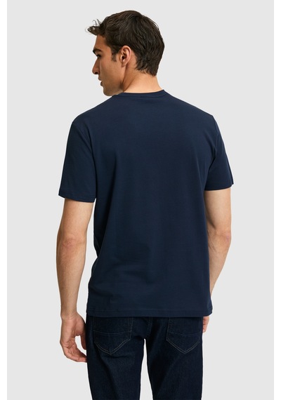U.s. Polo Assn. Erkek Lacivert Tişört Basic 50326953-vr033