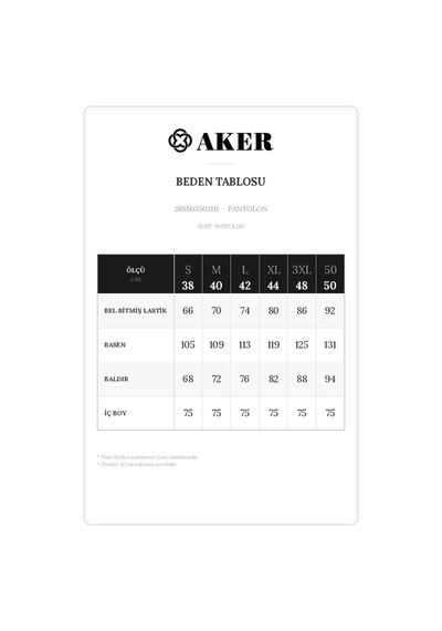 Aker Taş Suet Pantolon Taş Taş