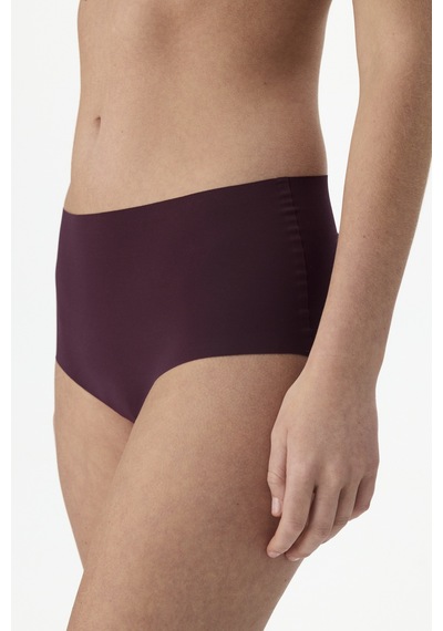Penti Bordo Invisible Lazer Kesim Yüksel Bel Slip Külot