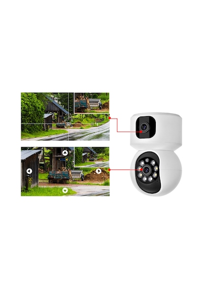 Yoosee YS-15 5MP Çift Kameralı Full Hd 4k Kablosuz Wifi Bebek Kamerası