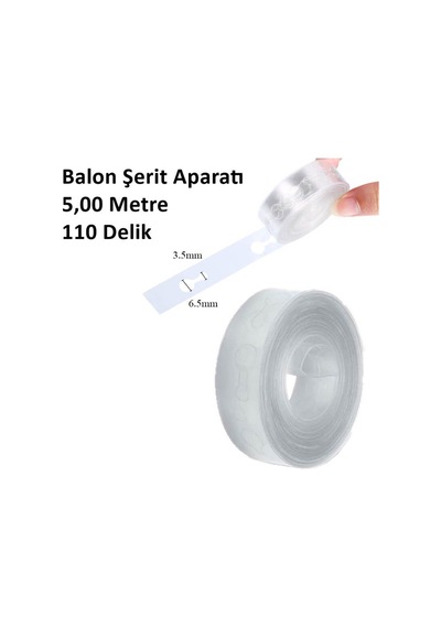 Balon Zincir Aparatı. 5 Mt X 110 Balonluk - Balon Hariç
