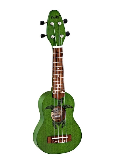 Ortega K1-Gr Sopranino- Ukulele Keiki Turtle Forrest Green