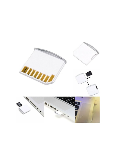 Apple Uyumlu MacBook Pro Air Micro Sd Tf Taşınabilir Kart Adaptörü