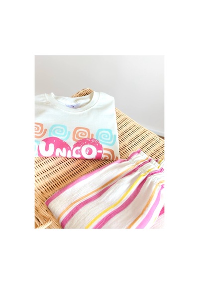 Poala Kids Colorful Unicorn Takım Çok Renkli