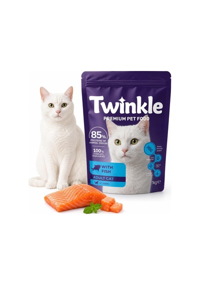 Tr Yetişkin Kedi Maması 1 Kg - Balıklı Kedi Maması -%85 Hayvansal Protein - Tam Ve Dengeli Beslenme - Tüy Ve Deri