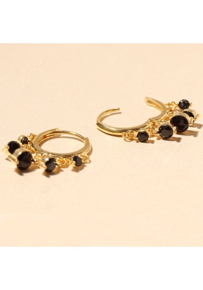 Halka Küpe 718877 Gold Gümüş