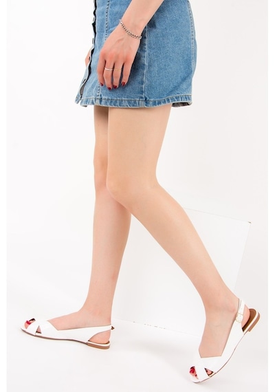 Fox Shoes Beyaz Kadın Sandalet 9726106609