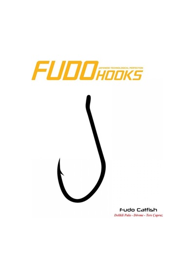 6901 Fudo Catfısh, No:8/0, Black Nıkel, 4p Olta İğnesi