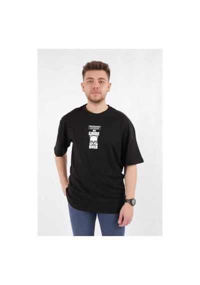Cazador 44170 Erkek Bisiklet Yaka Iklet Yaka T-shirt Koyu Gri