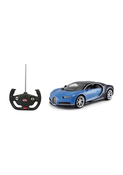 Rastar 1:14 Bugatti Chiron Uzaktan Kumandalı Işıklı Araba Mavi-siyah Çok Renkli