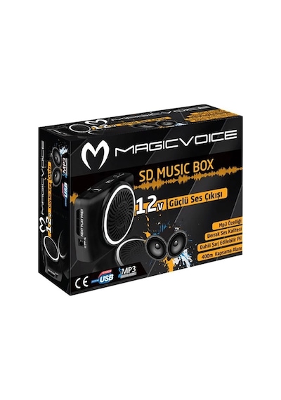Magicvoice Mv-17450 Usb-sd Kart Girişli Şarjlı Mini Seyyar Rehber Anfisi