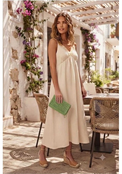 Myzumax El Örmesi Kadın Kağıt İp Portföy Çanta - 2 Bölmeli Mıknatıslı Bilek Askılı Bohem Clutch Yeşil