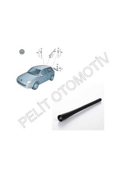 Fabia  Anten Çubuğu   6R0035849 / 6R0035849D